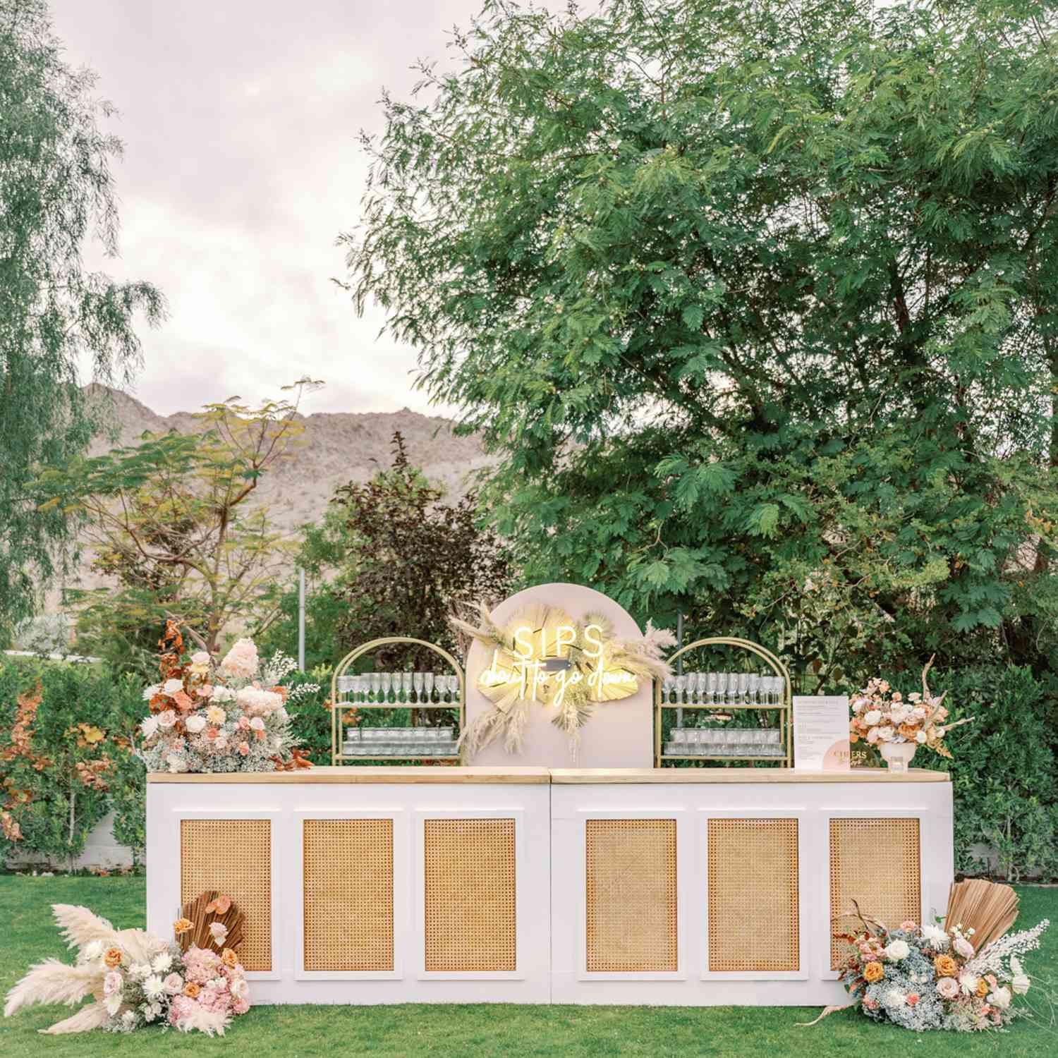The Sun-Kissed Seat peacock chair and coastal styling by Sip Tide