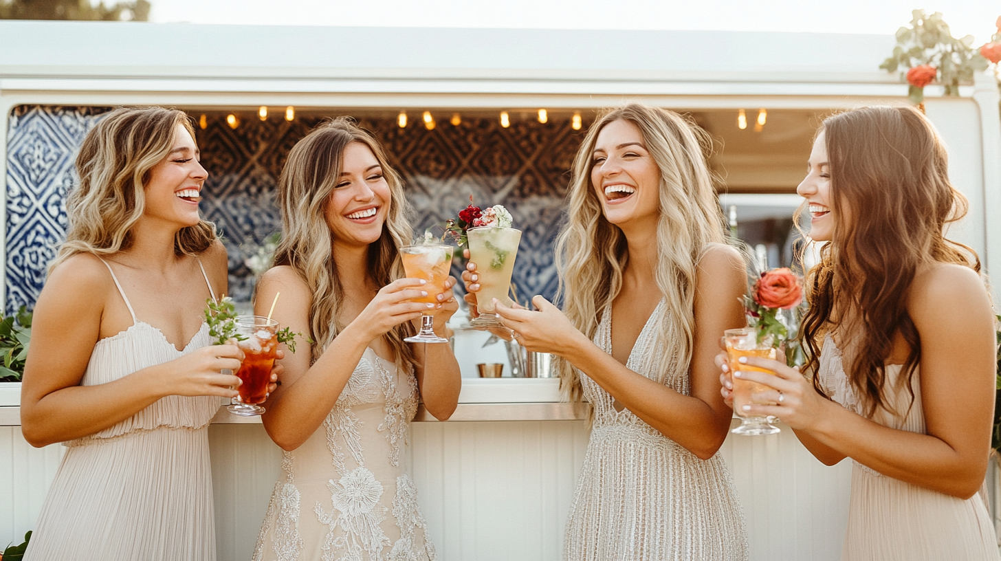 Guests enjoying drinks at a Sip Tide event