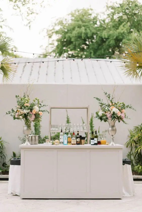 Sip Tide mobile bar setup at a wedding